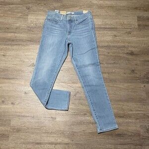 Womens Levi's 311 Shaping Skinny Denim Jeans Light Blue Size 28 X 30 NWT